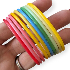 Vintage Multicolor Bangle Bracelets